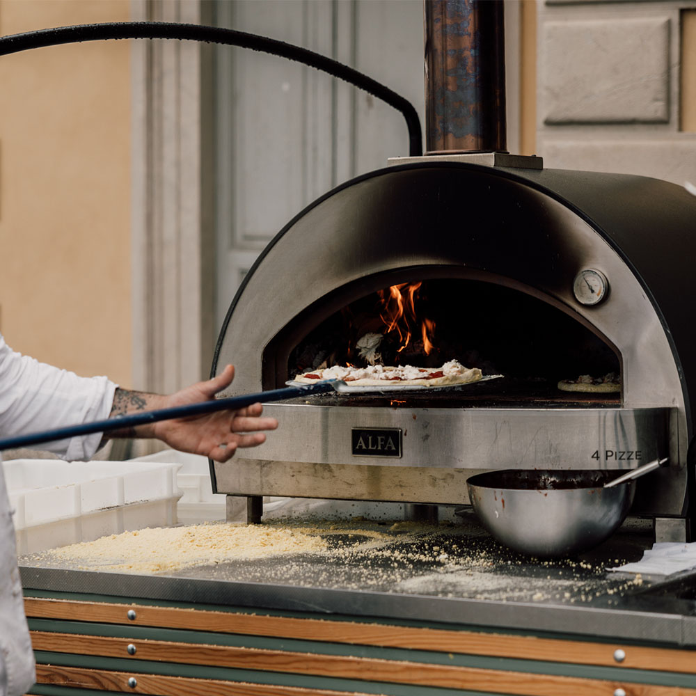 Pizza infornata