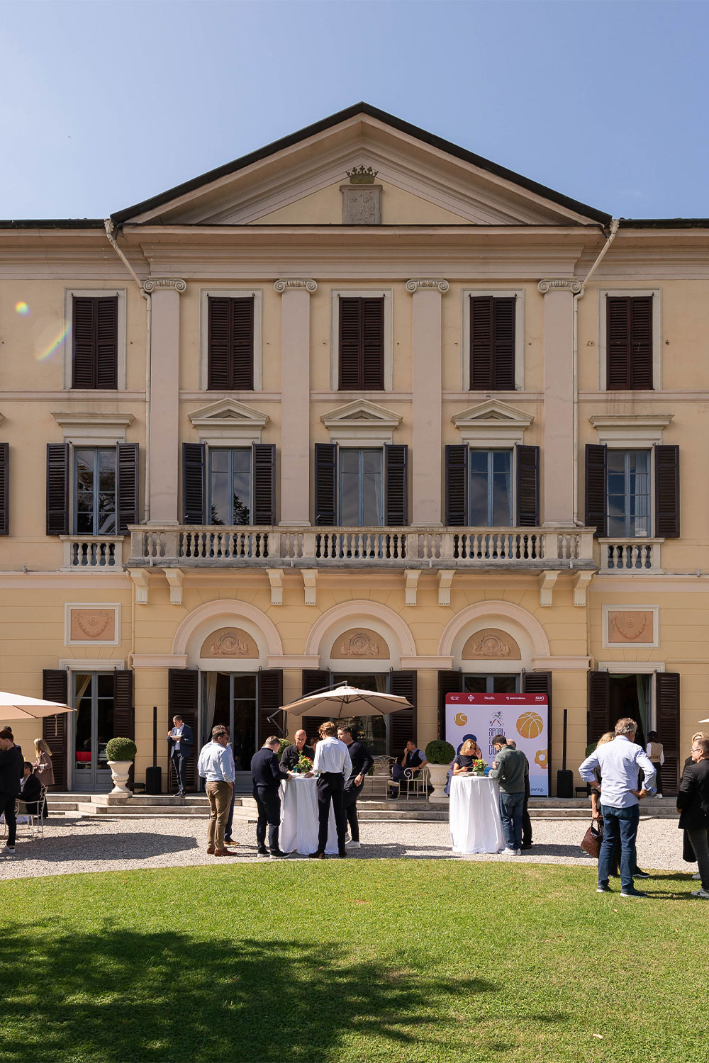 Facciata di Villa Parravicini