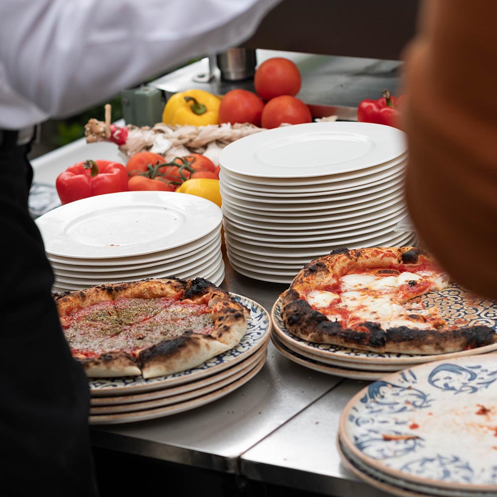 Pizze appena sfornate