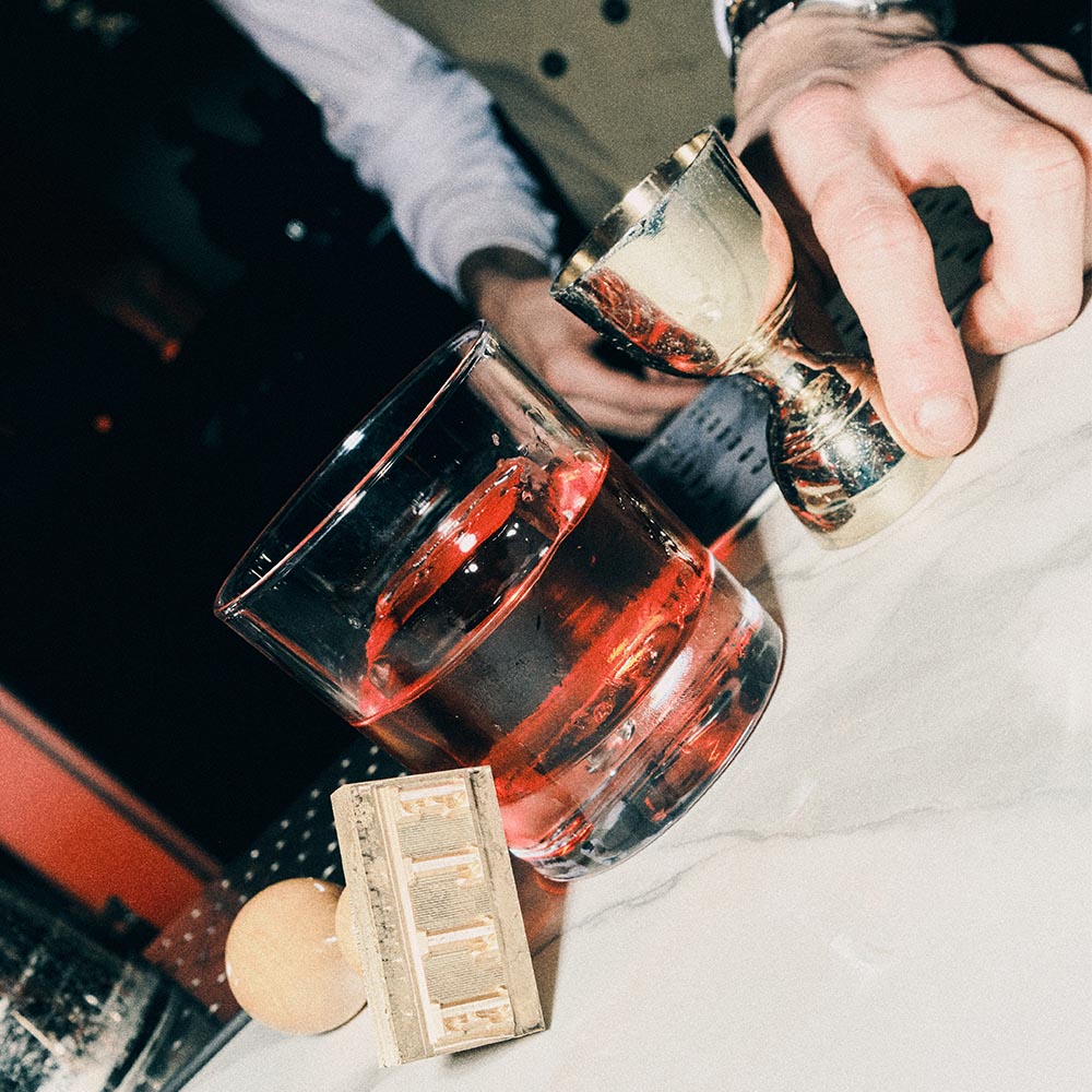 Drink con timbro Elle per stampo su ghiaccio