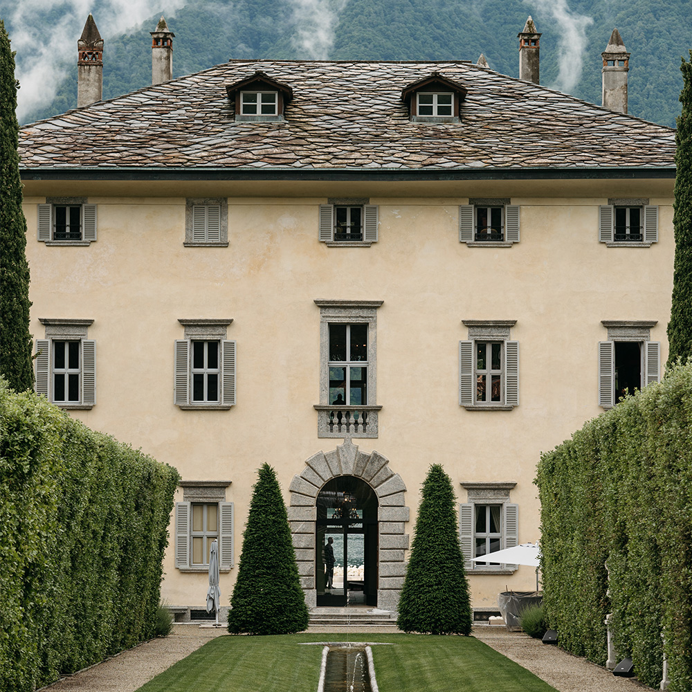 Facciata di Villa Balbiano