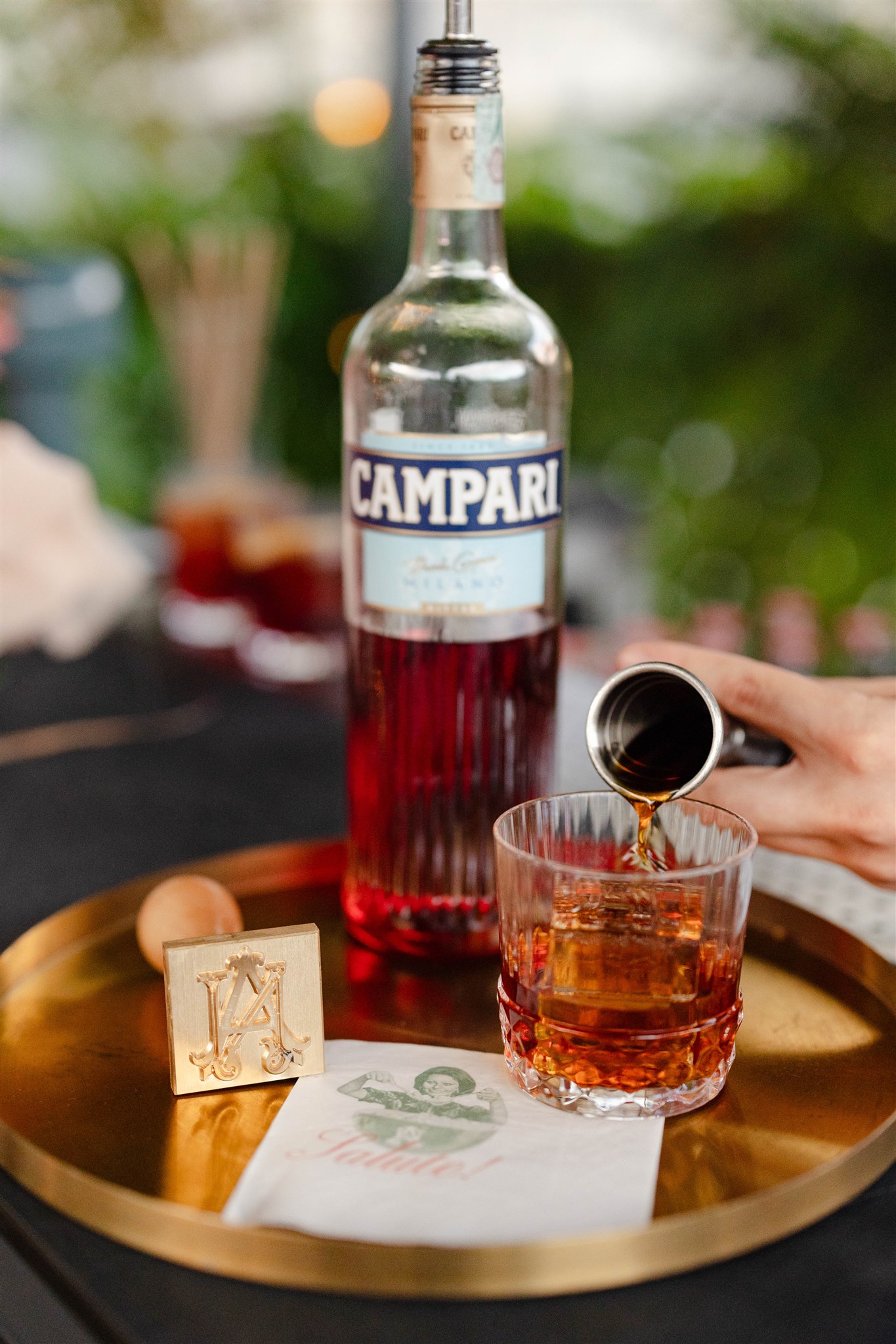 Campari versato