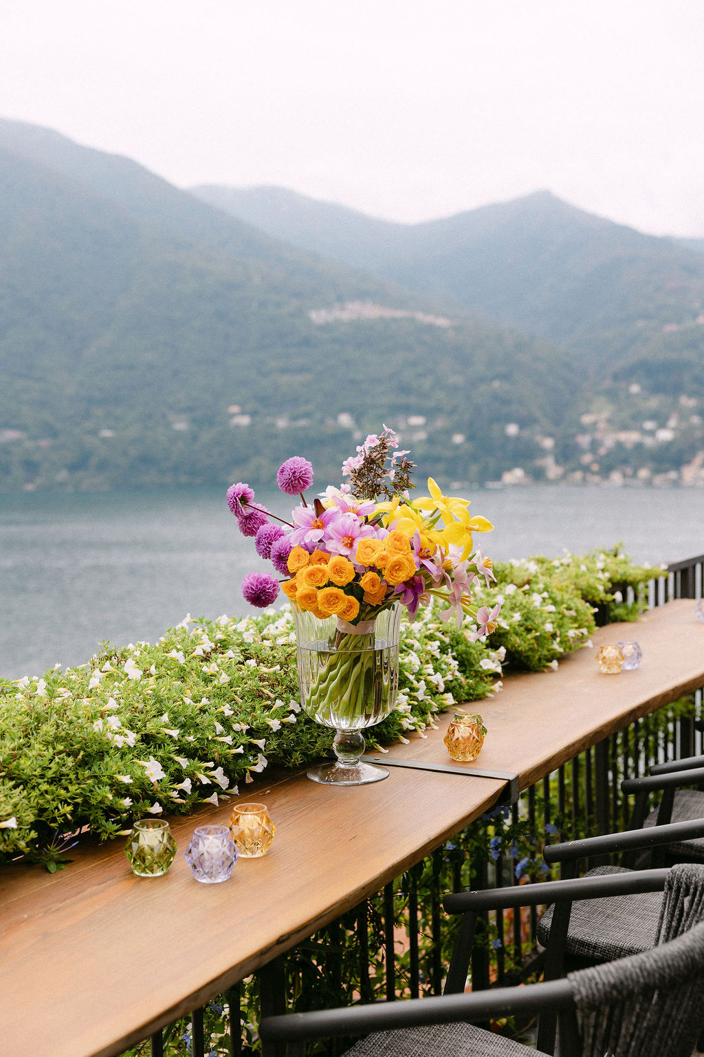 Balconata con fiori