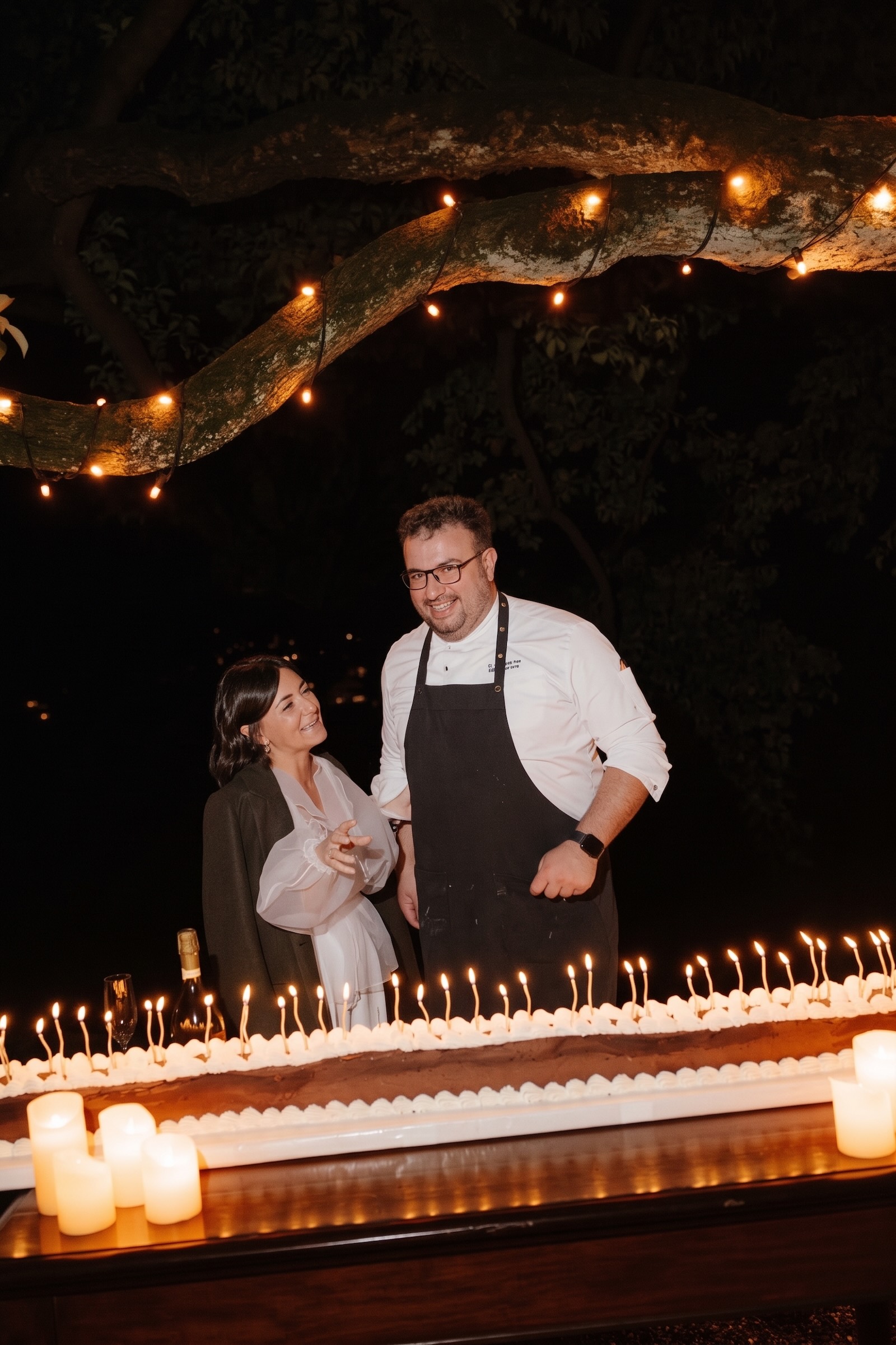 Festeggiata e Chef con la torta